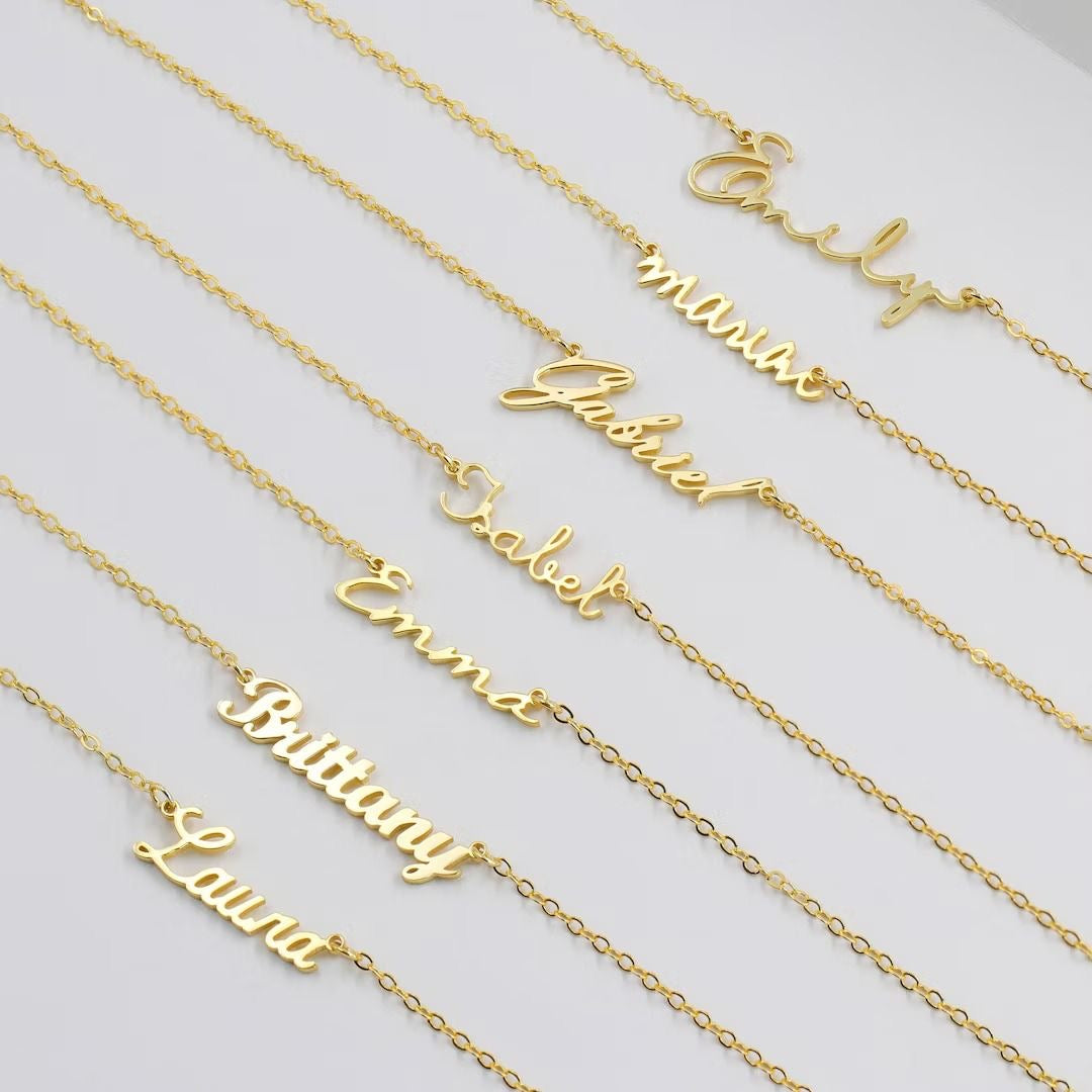 Autography Name Necklace