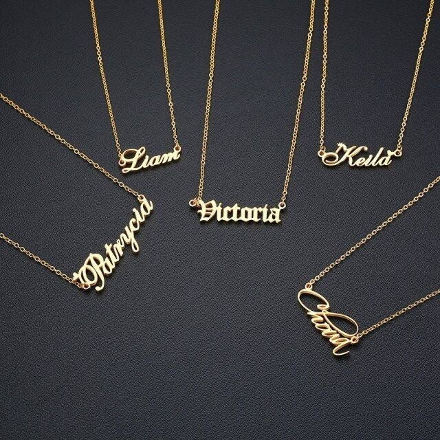 Autography Name Necklace