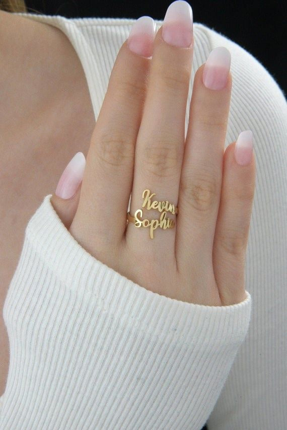 Couple Name Ring
