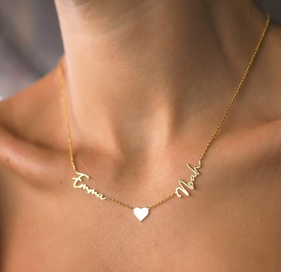 Couple Name Necklace