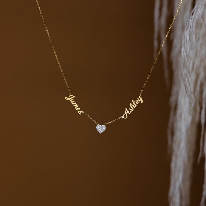 Couple Name Necklace