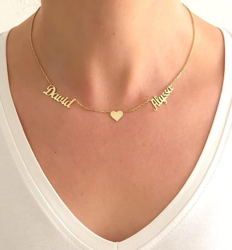 Couple Name Necklace