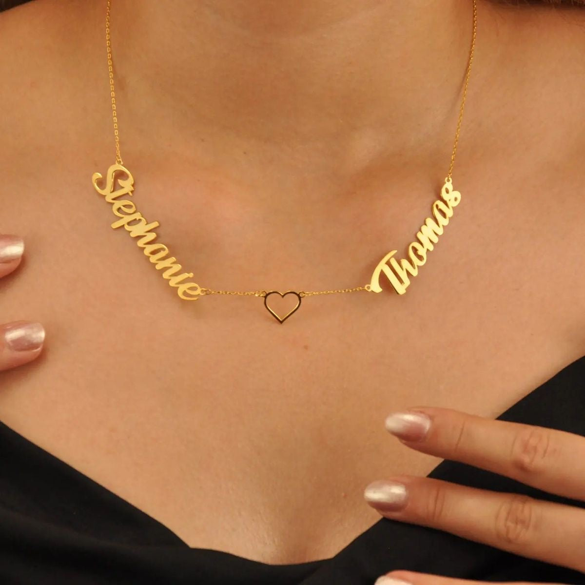 Couple Name Necklace