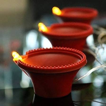 LED Light Water Sensor Diyas Plastic with, Ambient Lights,