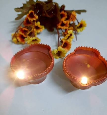 LED Light Water Sensor Diyas Plastic with, Ambient Lights,
